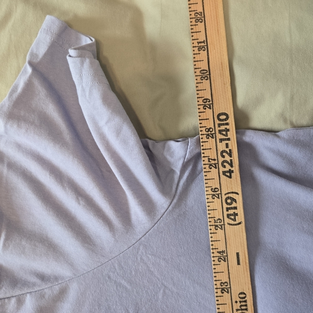 Sonoma Men's Light Purple Short Sleeve Tee - Picture 4 of 5